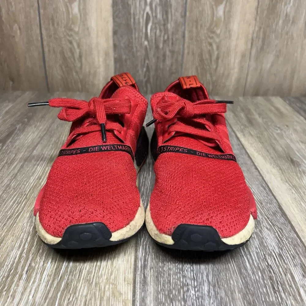 Adidas Youth US Size 6 Red Black NMD_R1 Speckle Pack Scarlet Low EF3648 Shoes